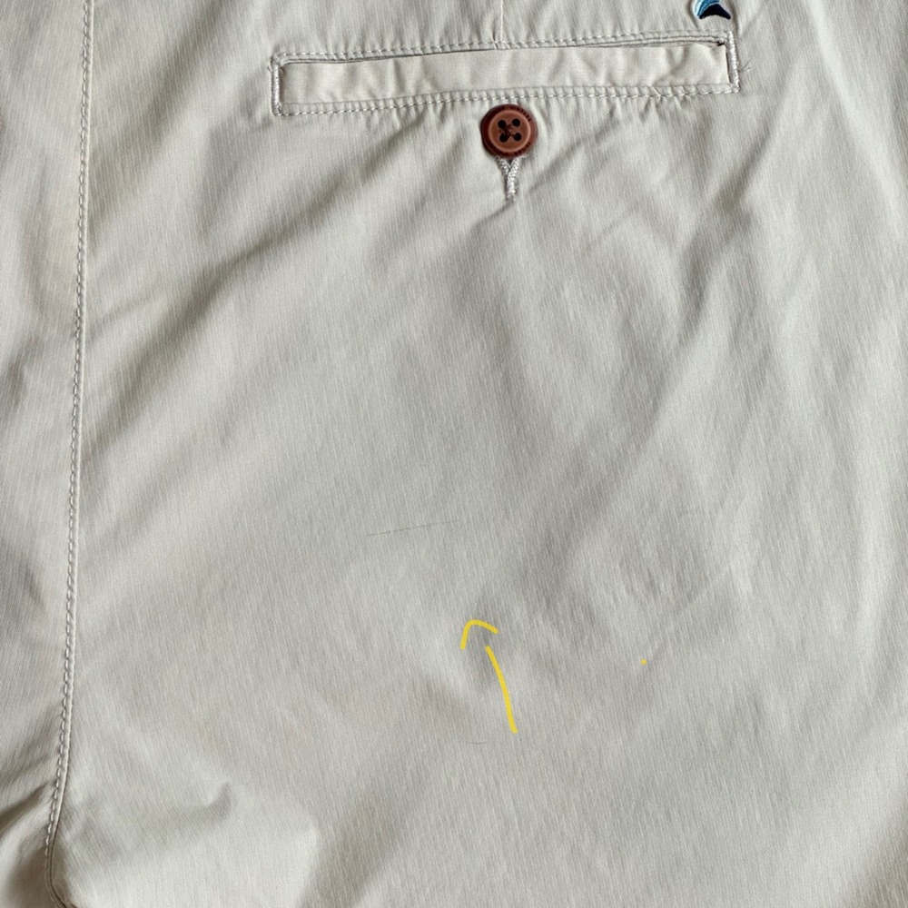 Tailor Vintage Greenwich Slim Fit Pants 36x32 Khaki Tan Airotec Luxe Performance - Picture 8 of 9